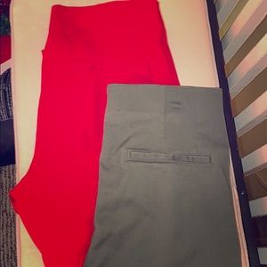 Old Navy 2 Pair Ankle Skinny Pant Bundle